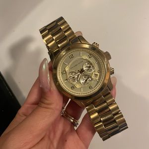 Michael Kors Large Gold Watch